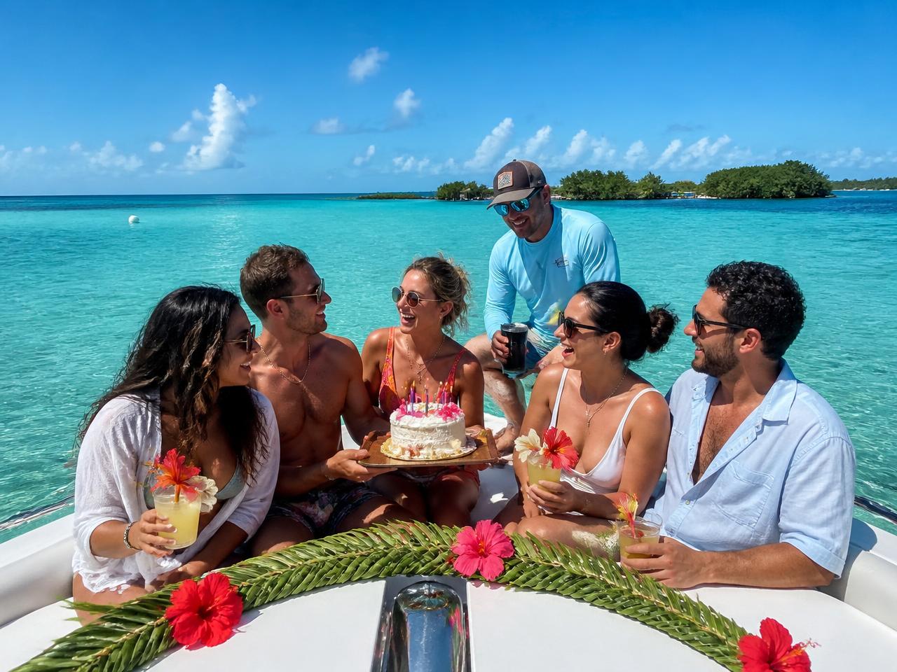 Celebrate Life — private sandbar charter in the Lower Florida Keys